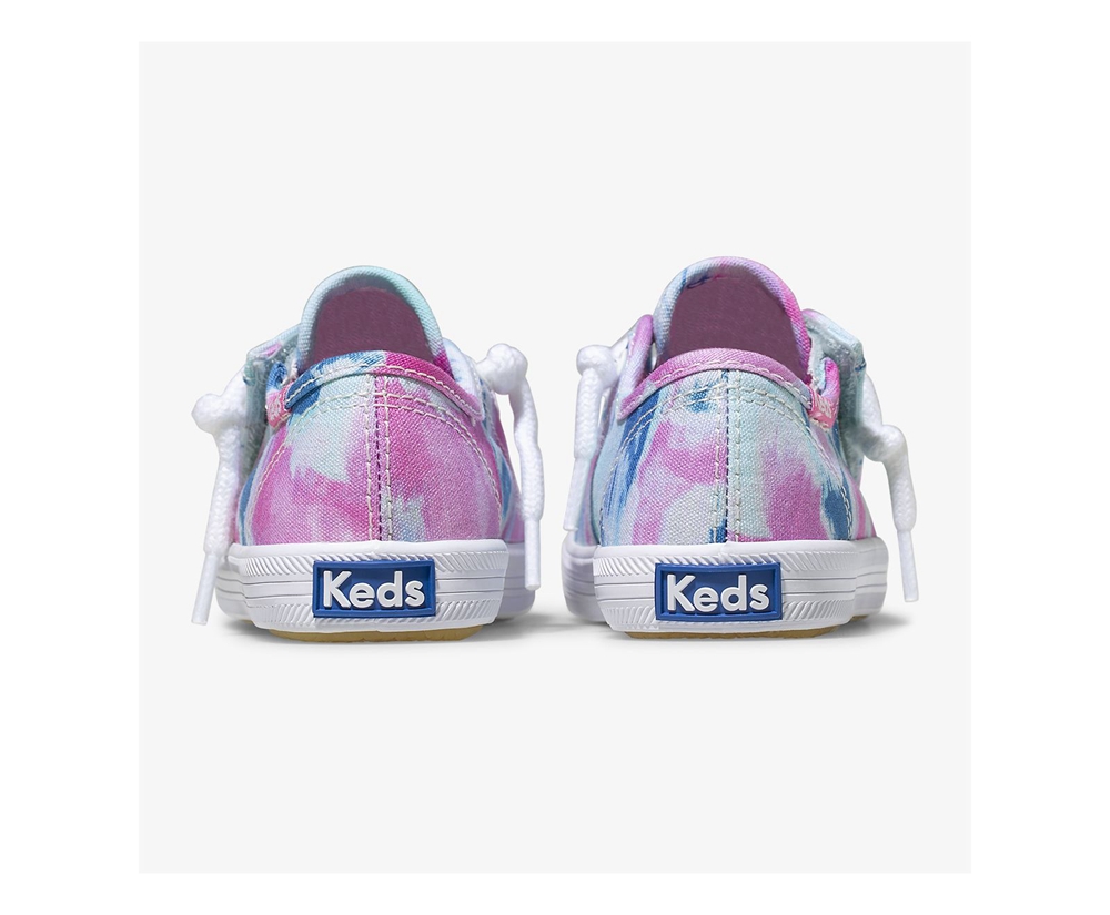 Zapatillas Keds Niños Blancas/Rosas - Kickstart Jr. - 435-KNZAVI